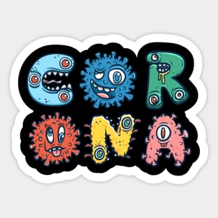 covid 19 virus Sticker